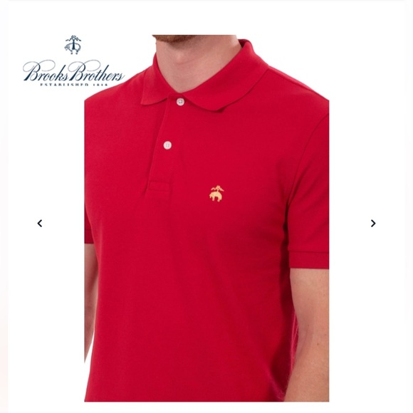 Brooks Brothers Vibrant Red Polo Shirt - Picture 1 of 8